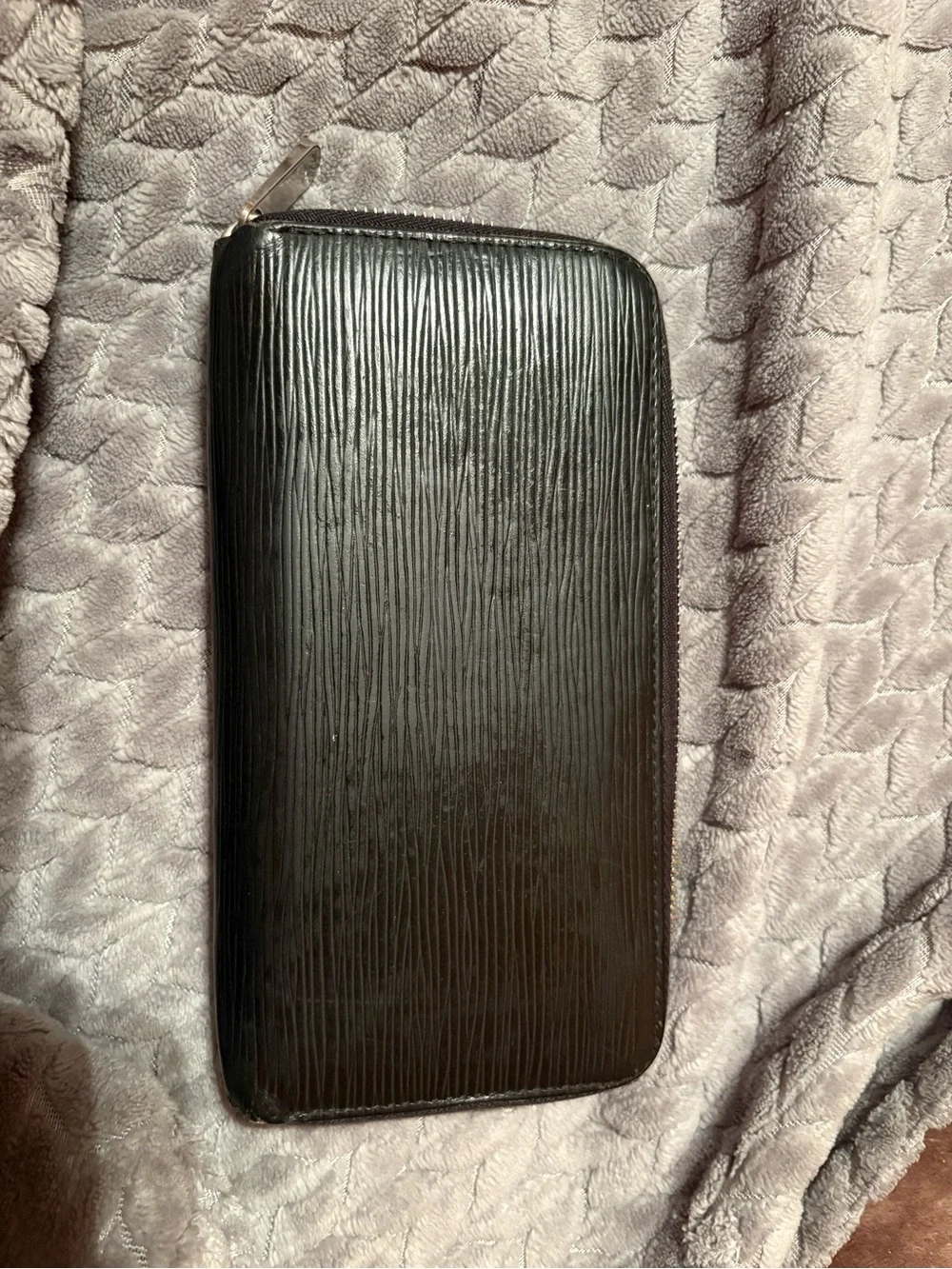 LV Black Zippy Wallet